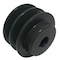 B&B Manufacturing Finished Bore 2 Groove V-Belt Pulley 2.15 inch OD 2AK21x1/2 - alternate 2
